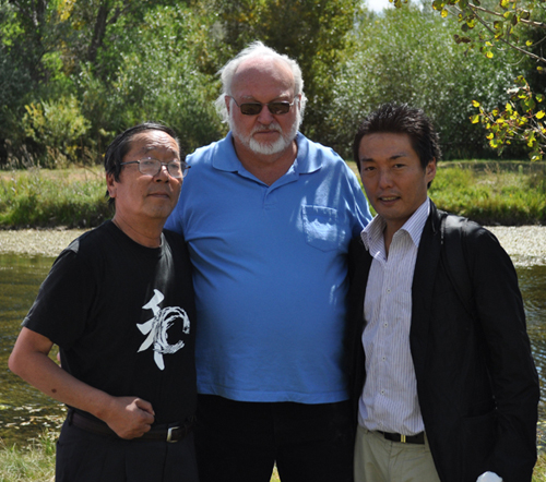 Dr. Masaru Emoto, Clayton Nolte, and Hero Emoto Dr. Masaru Emoto, Clayton Nolte, and Hero Emoto